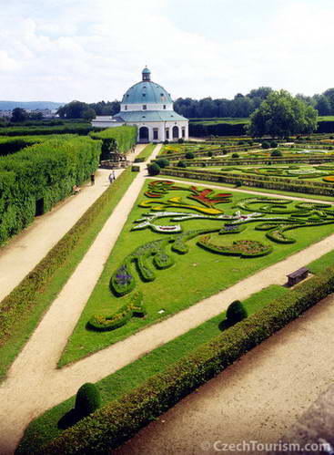 גני טירת קרומיז במוראביה, צ'כיה