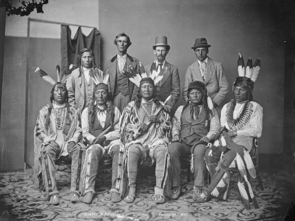 משלחת משבט המנדן ושבט אריראקה בוושיגנטון הבירה