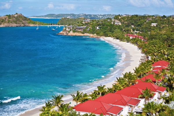 חוף מפרץ גאלי, האי אנטיגואה