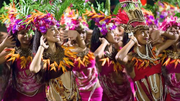 ריקודים מסורתיים, פסטיבל הייבה בטהיטי