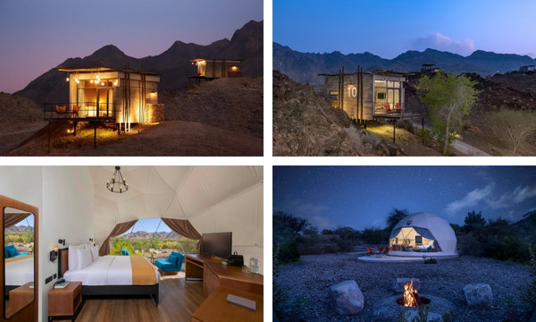 בקתות וגלמפינג באזור האטה Hatta Resorts