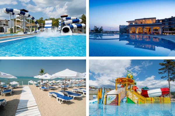 מלון עם פארק מים בסאני ביץ, בולגריה