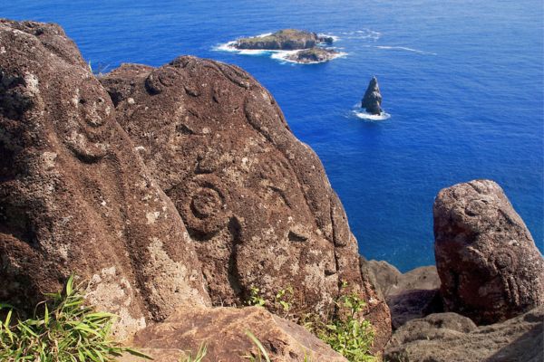 איש הציפור בתבליט על סלע, אי הפסחא