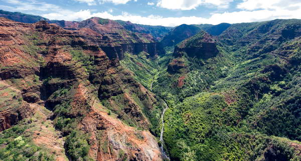 קניון ווימאה (Waimea Canyon State Park) קאואיי הוואי