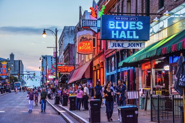 ממפיס בעקבות המוזיקה, דרום-מזרח ארצות הברית