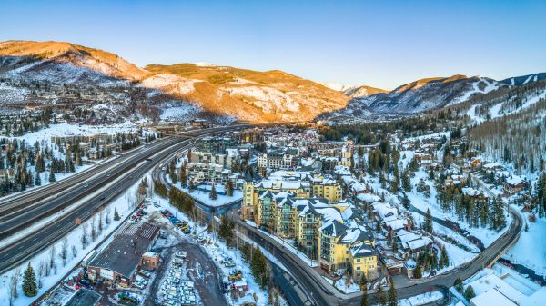 העיירה וייל בקולורדו