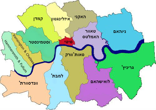 מפת לונדון