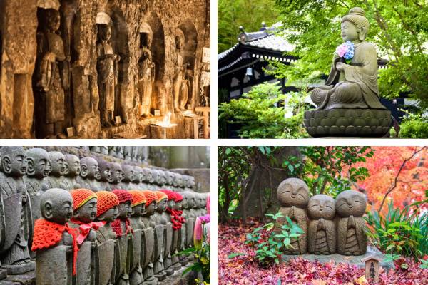 פסלים במקדש האסה-דרה, קמקורה