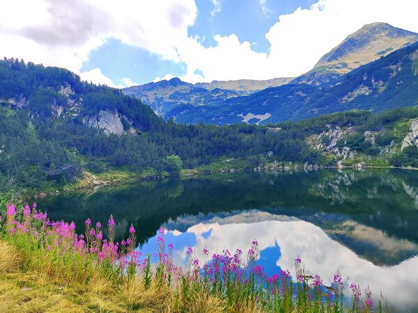 מסלול לאגם העין, ליד בנסקו, בהרי הפירין