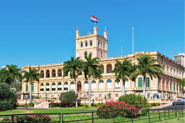 הארמון הנשיאותי באסונסיון, בירת פרגוואי